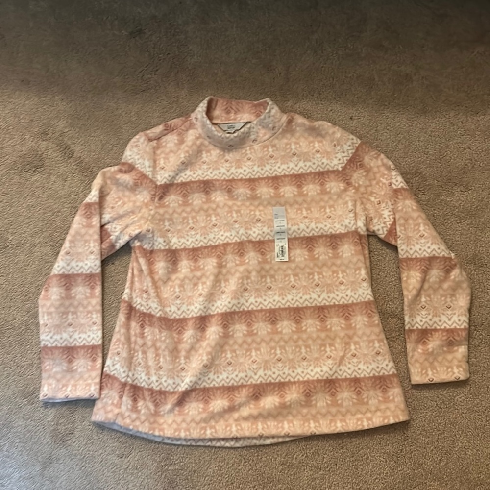 Womens Large Croft & Barrow The Extra-Cozy Top